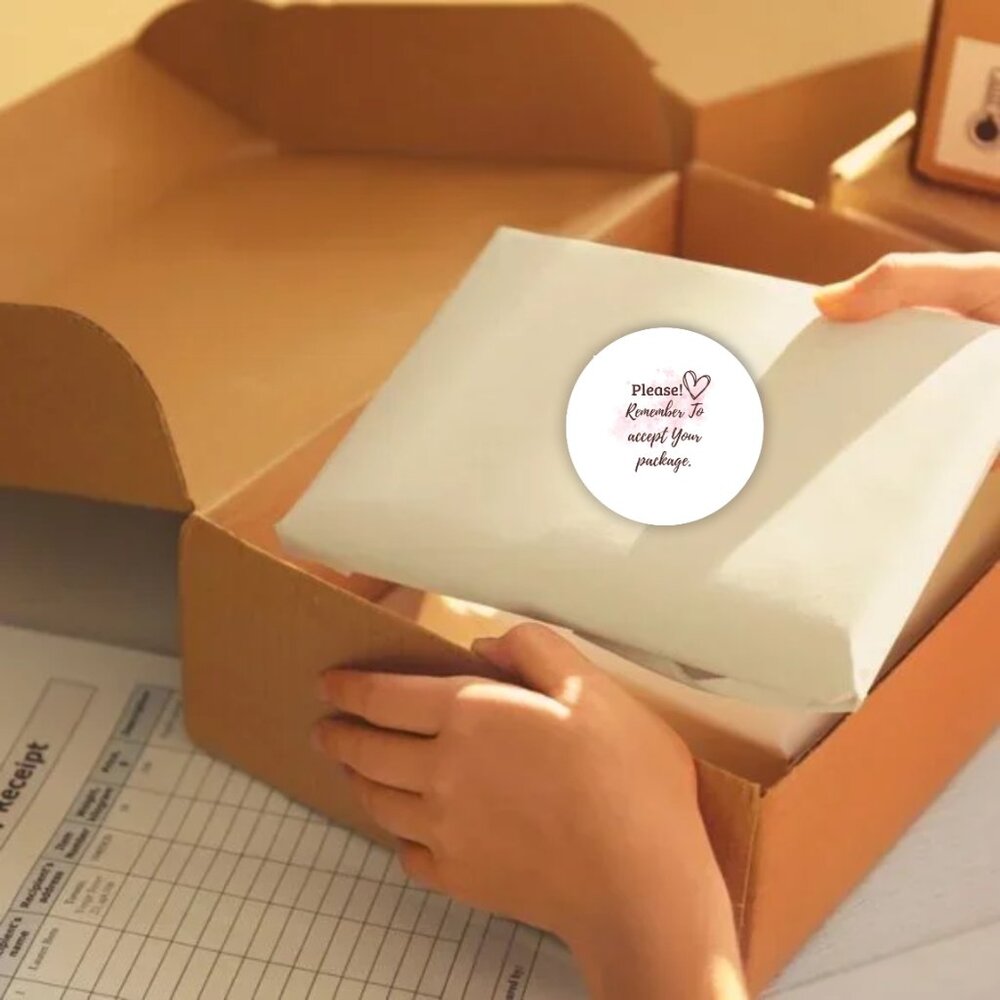 Please accept your Order Stickers 2" 100ct